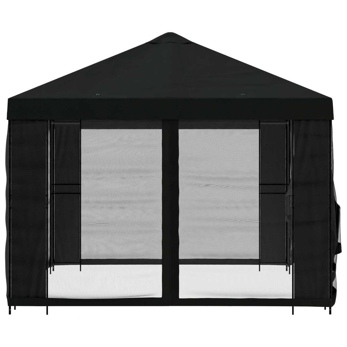 Paviljons Ar Sānu Sienām 4 × 3 M Poliesters Un Tērauds