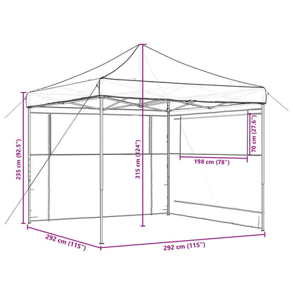Balles Telts 292 X 292 X 315 Cm Oksforda Audums