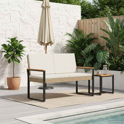 Āra Sols 2 -Seater 107 X 61 X 80 Cm Poliratāns Taisnstūra