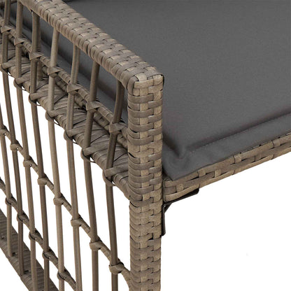 Āra Sols 2 -Seater 116 X 55 X 82 Cm Tērauds Un Poli Ratan