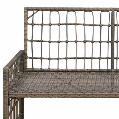 Āra Sols 2 -Seater 116 X 55 X 82 Cm Tērauds Un Poli Ratan