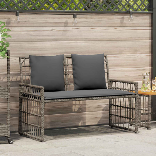 Āra Sols 2 -Seater 116 X 55 X 82 Cm Tērauds Un Poli Ratan