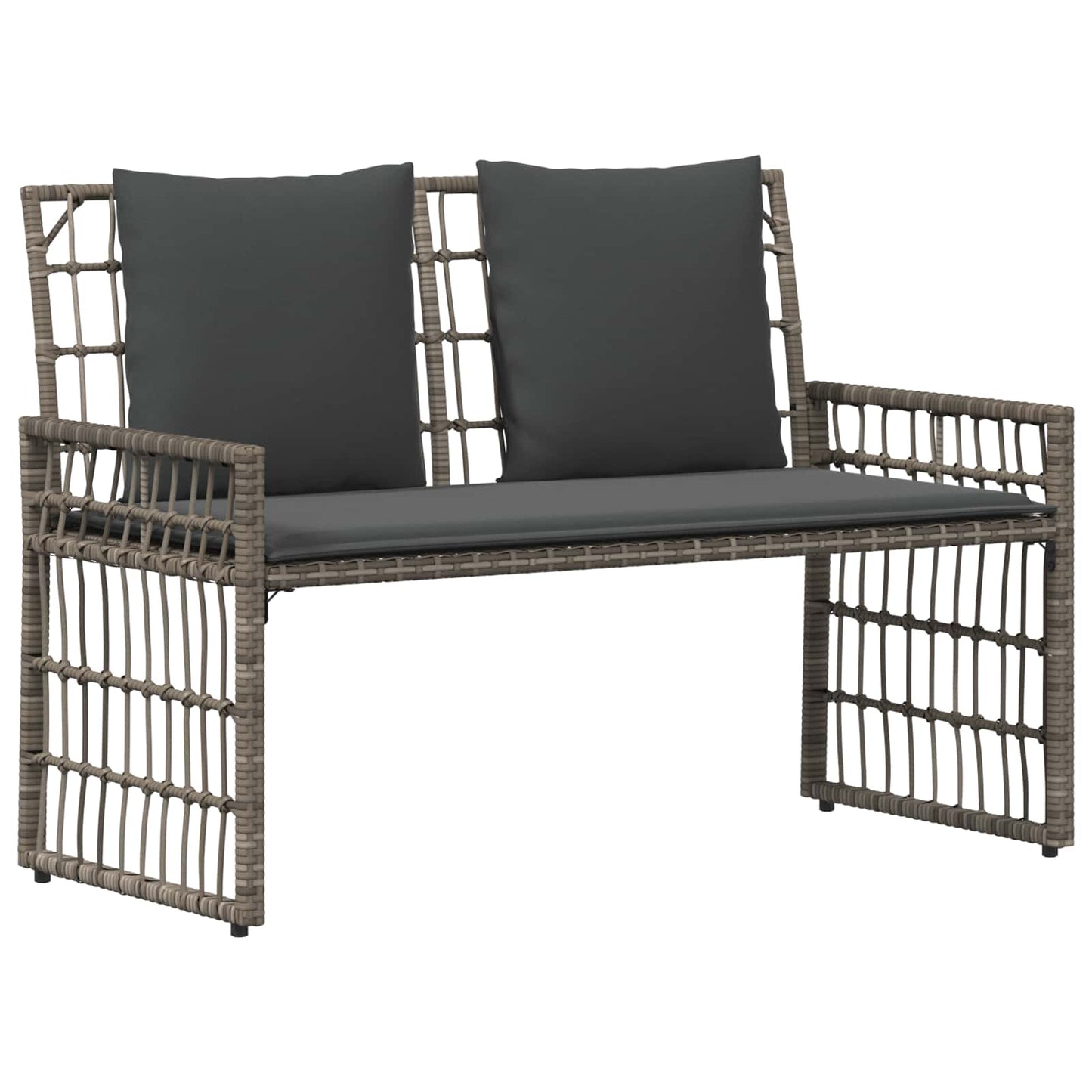 Āra Sols 2 -Seater 116 X 55 X 82 Cm Tērauds Un Poli Ratan