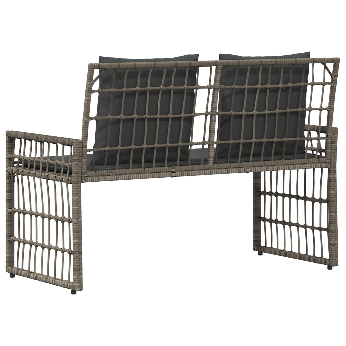 Āra Sols 2 -Seater 116 X 55 X 82 Cm Tērauds Un Poli Ratan