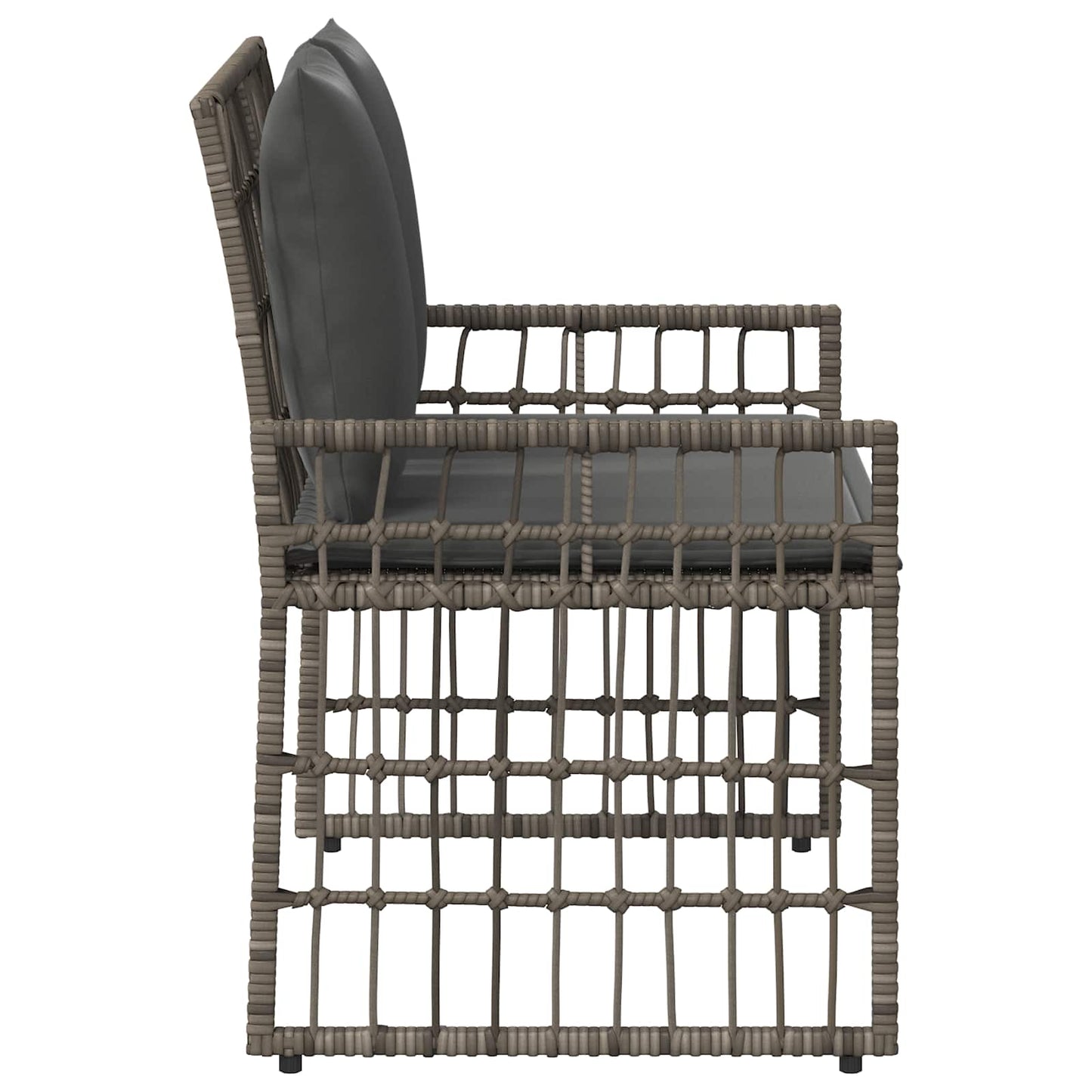 Āra Sols 2 -Seater 116 X 55 X 82 Cm Tērauds Un Poli Ratan