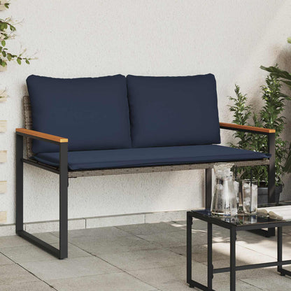 Sols Pelēks Un Tumši Pelēks 115 X 65 X 72 Cm Rotangpalma