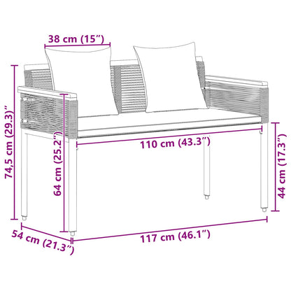 Āra Sols 2 -Seater 117 X 54 X 74.5 Cm Poliratāns