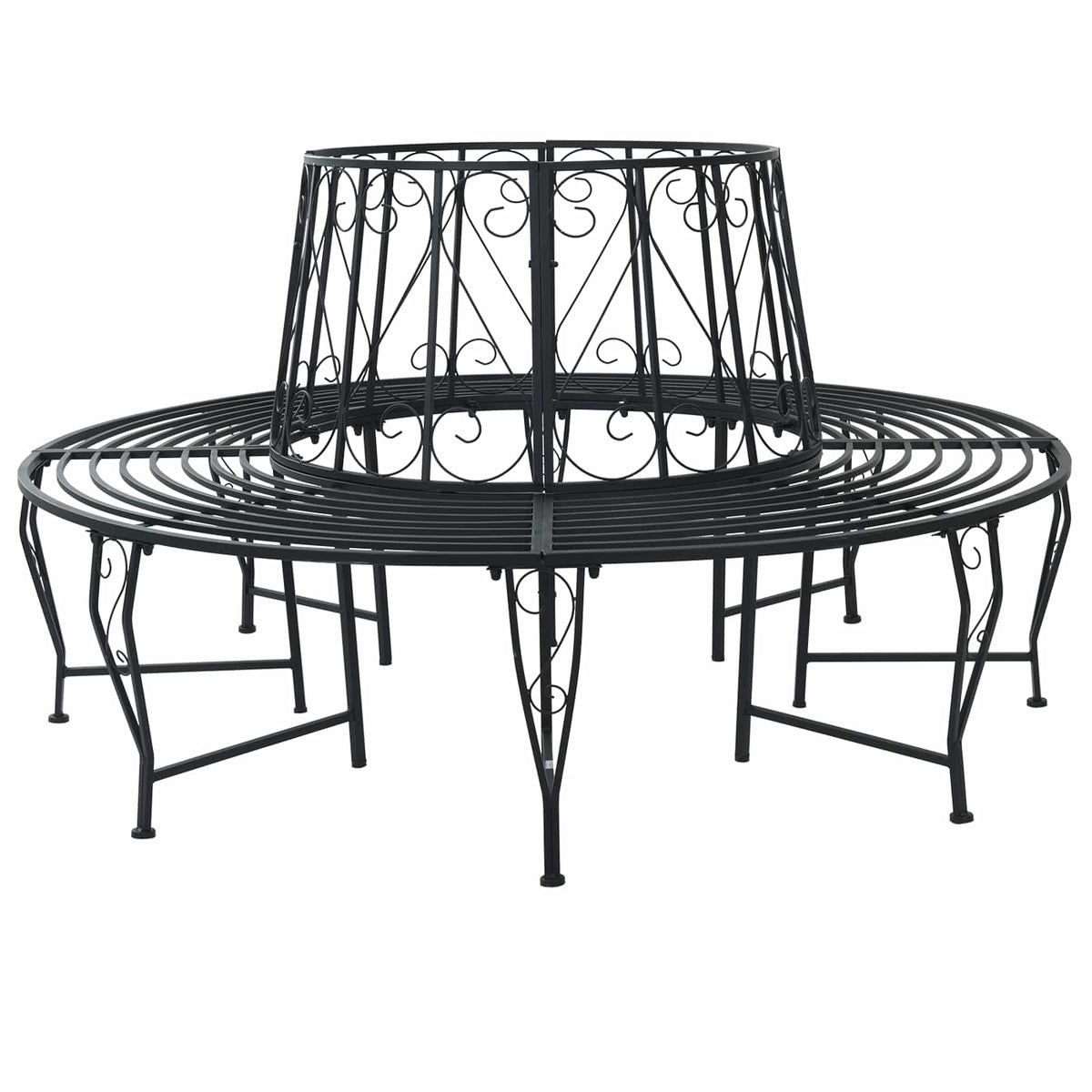 Dārza Sols, Uzstādāms Ap Koku, 160 Cm, Tērauds