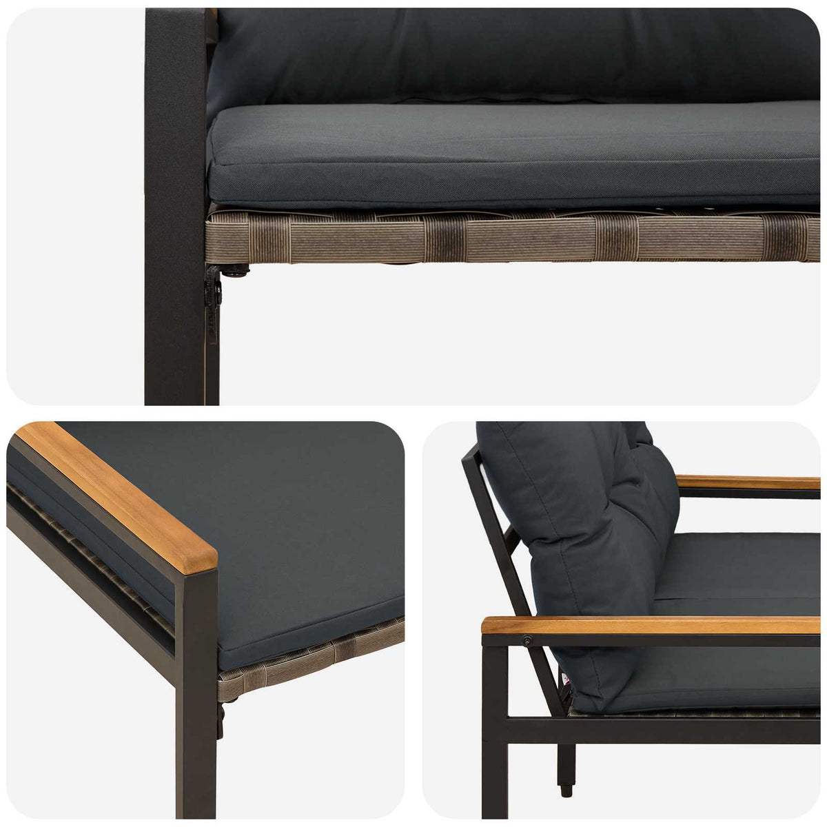 Āra Sols 2 -Seater 116 X 67,5 X 72 Cm Poliratāns