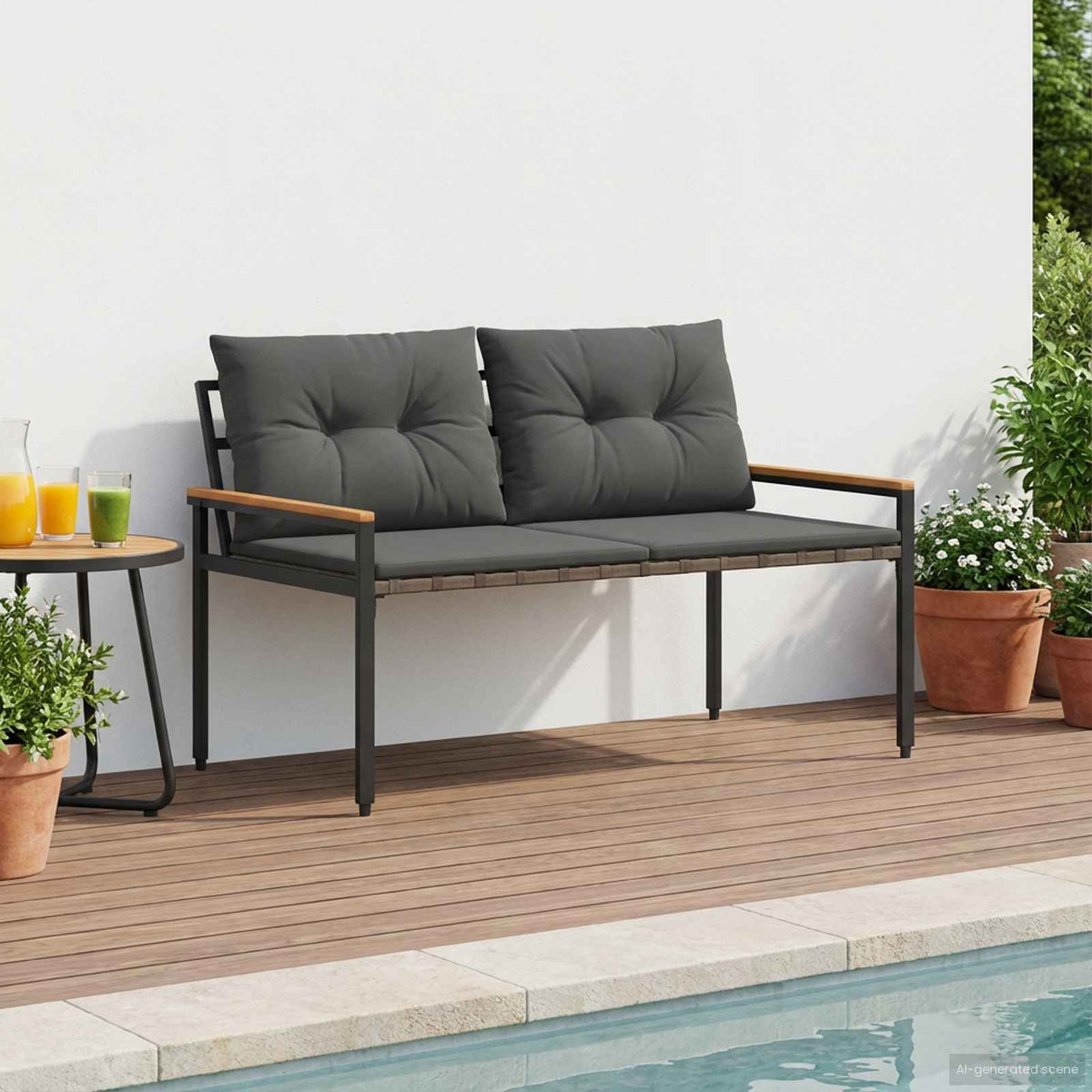 Āra Sols 2 -Seater 116 X 67,5 X 72 Cm Poliratāns