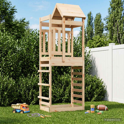 Spēļu Tornis Brūna 52,5 X 85 X 238 Cm Cieta Impregnēta Koksne