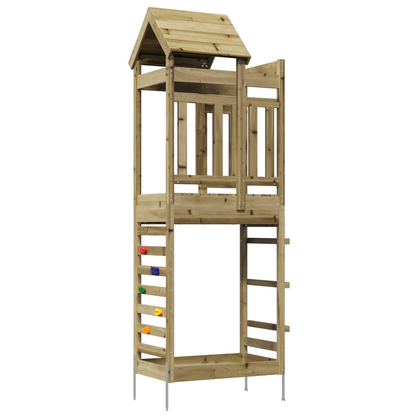 Spēļu Tornis Brūna 52,5 X 85 X 238 Cm Cieta Impregnēta Koksne