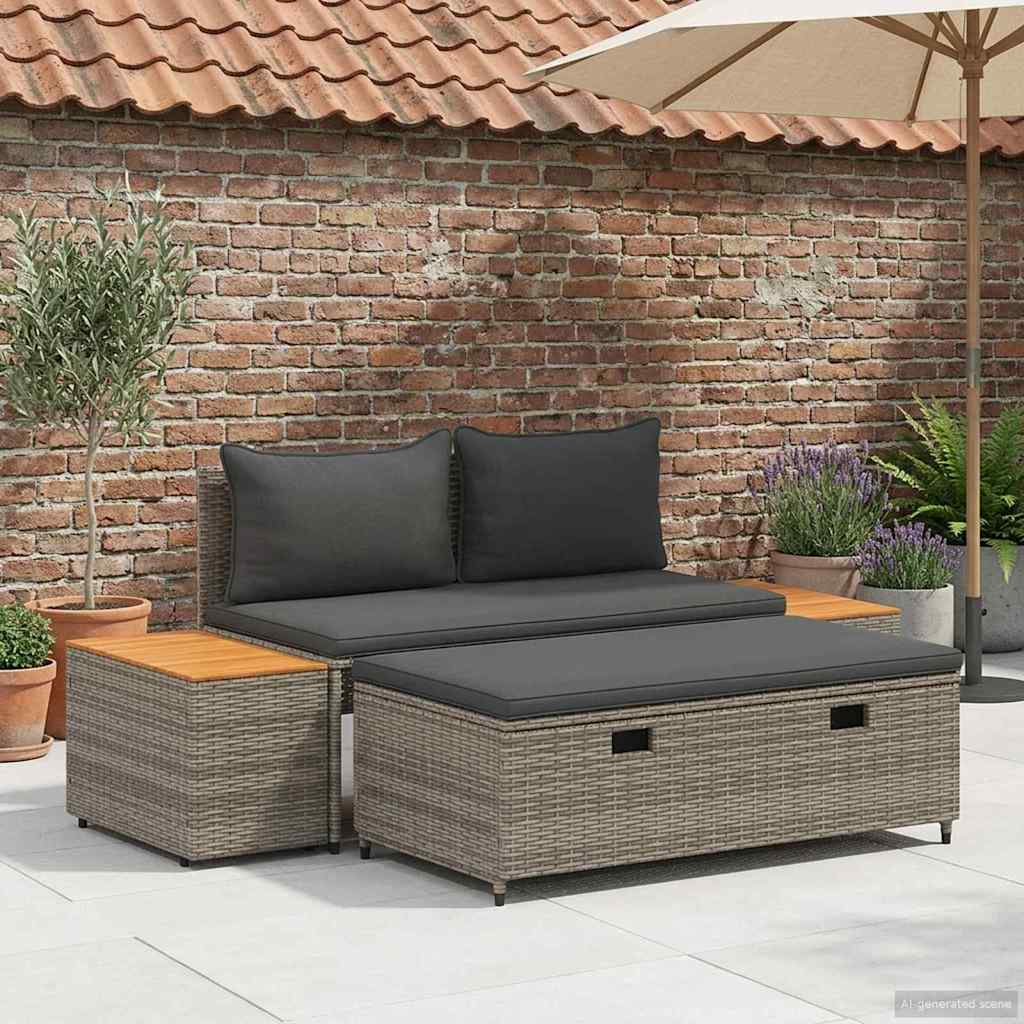Āra Dīvānu Komplekts 4 -Seater 4 Gab. 55 X 30 X 39 Cm