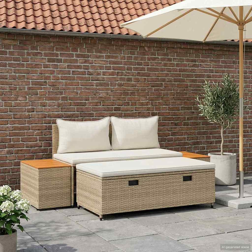 Āra Dīvānu Komplekts 4 -Seater 4 Gab. 55 X 30 X 39 Cm