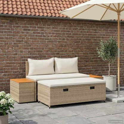 Āra Dīvānu Komplekts 4 -Seater 4 Gab. 55 X 30 X 39 Cm