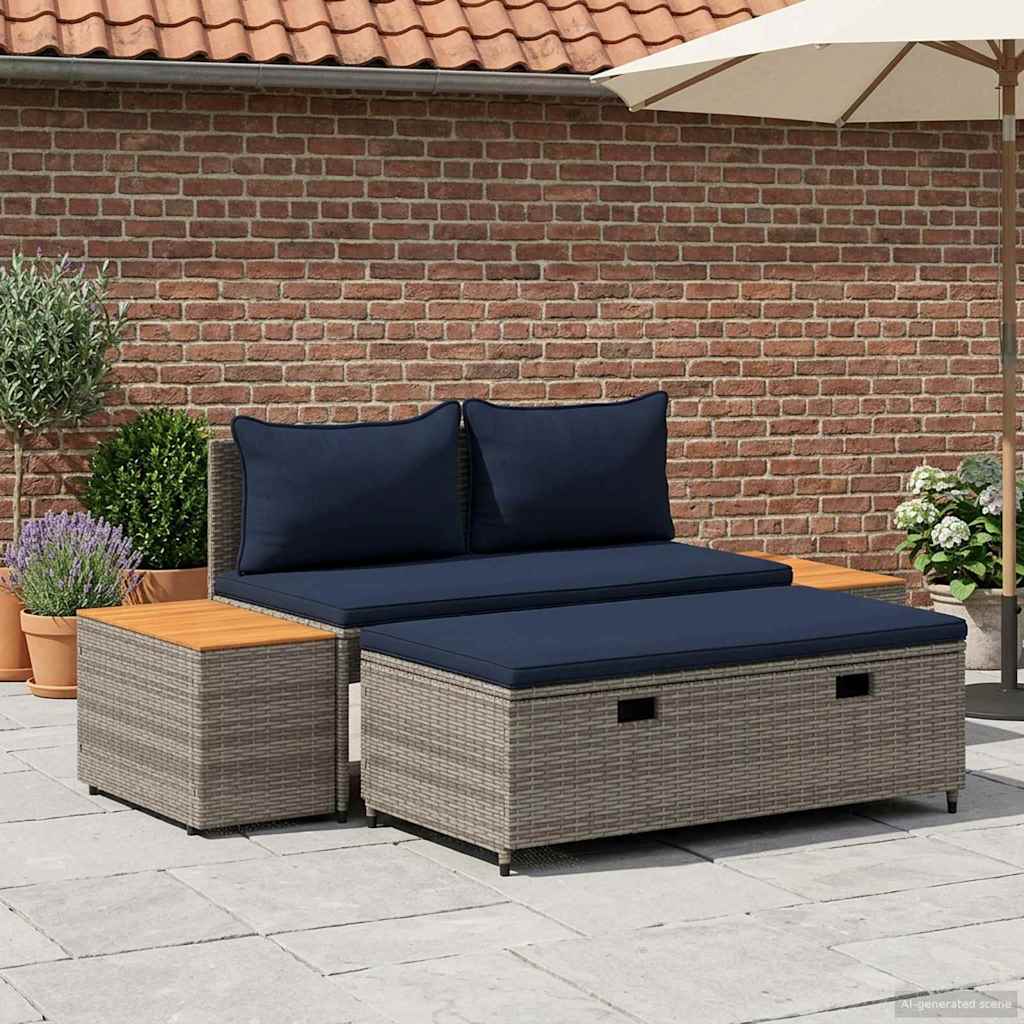 Āra Dīvānu Komplekts 4 -Seater 4 Gab. 55 X 30 X 39 Cm