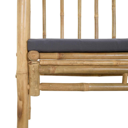 Dārza Arka Ar Soliņu 115 X 50 X 205 Cm Bambuss