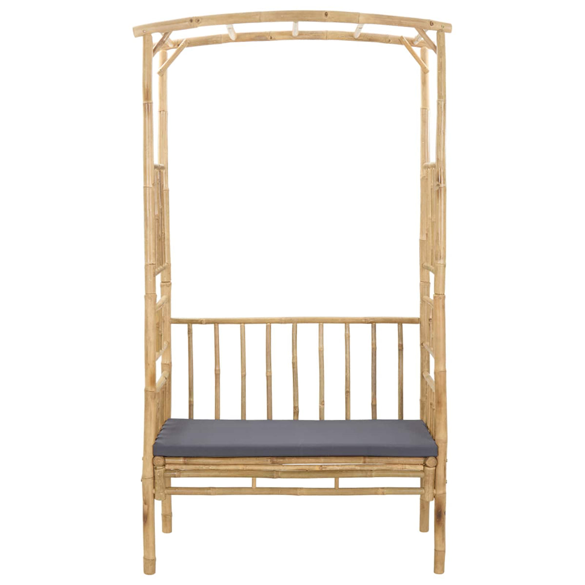 Dārza Arka Ar Soliņu 115 X 50 X 205 Cm Bambuss