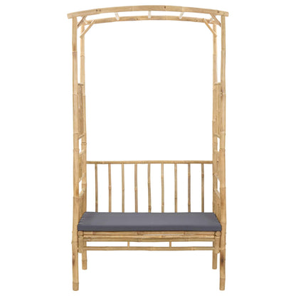 Dārza Arka Ar Soliņu 115 X 50 X 205 Cm Bambuss