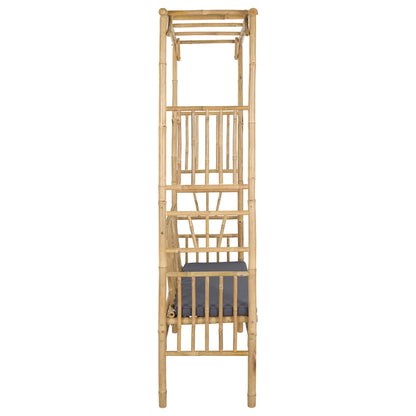 Dārza Arka Ar Soliņu 115 X 50 X 205 Cm Bambuss