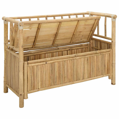 Dārza Krātuves Sols 110 X 47 X 80 Cm Bambuss Dabiska Taisnstūra