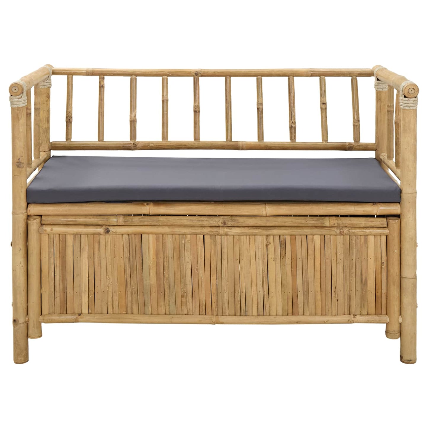 Dārza Krātuves Sols 110 X 47 X 80 Cm Bambuss Dabiska Taisnstūra