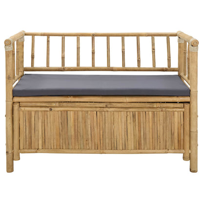 Dārza Krātuves Sols 110 X 47 X 80 Cm Bambuss Dabiska Taisnstūra
