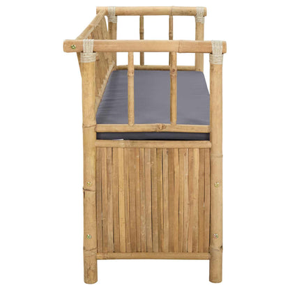 Dārza Krātuves Sols 110 X 47 X 80 Cm Bambuss Dabiska Taisnstūra