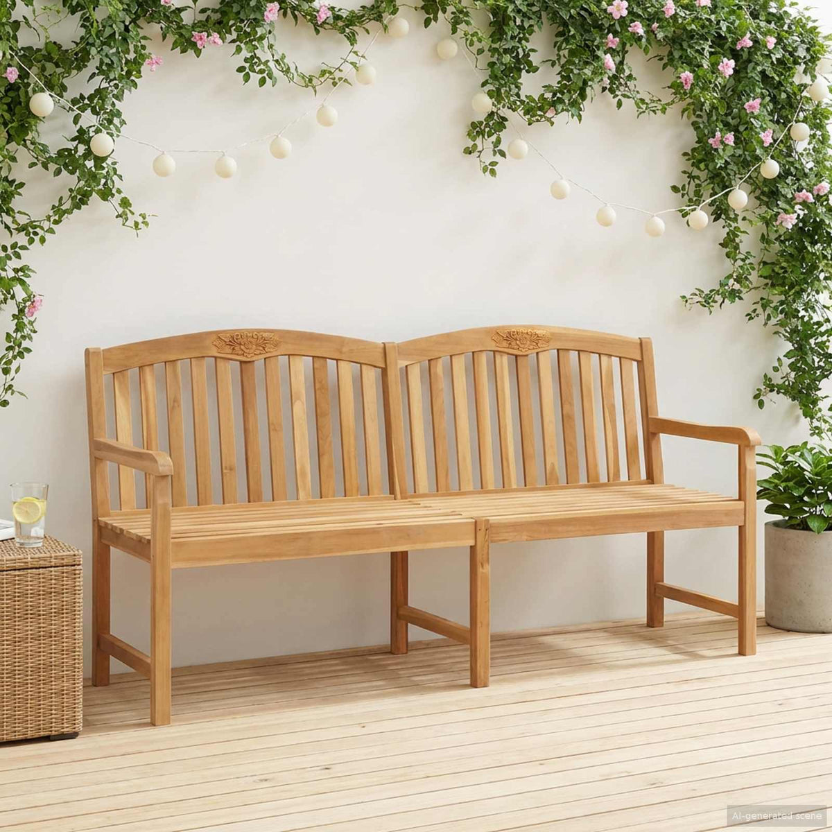 Ar Rokām Grebts Gliemežvāka Dizaina Sols 180 X 60 X 96 Cm
