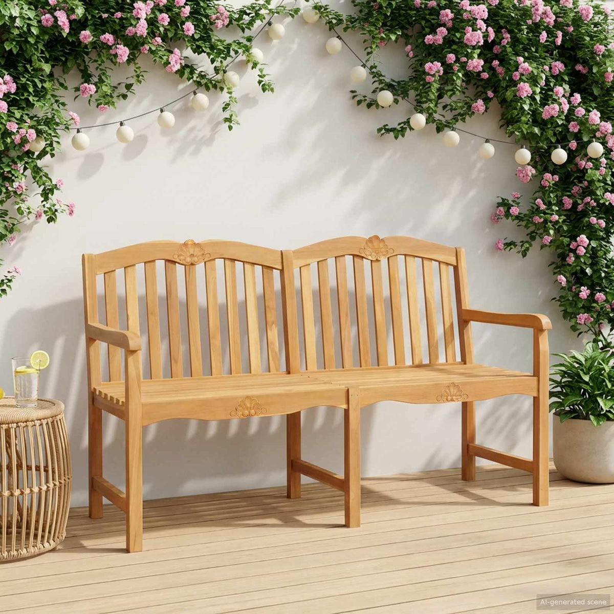 Ar Rokām Grebts Gliemežvāka Dizaina Sols 180 X 60 X 96 Cm