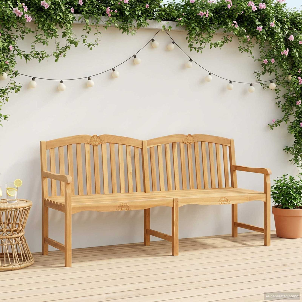 Ar Rokām Grebts Gliemežvāka Dizaina Sols 180 X 60 X 96 Cm