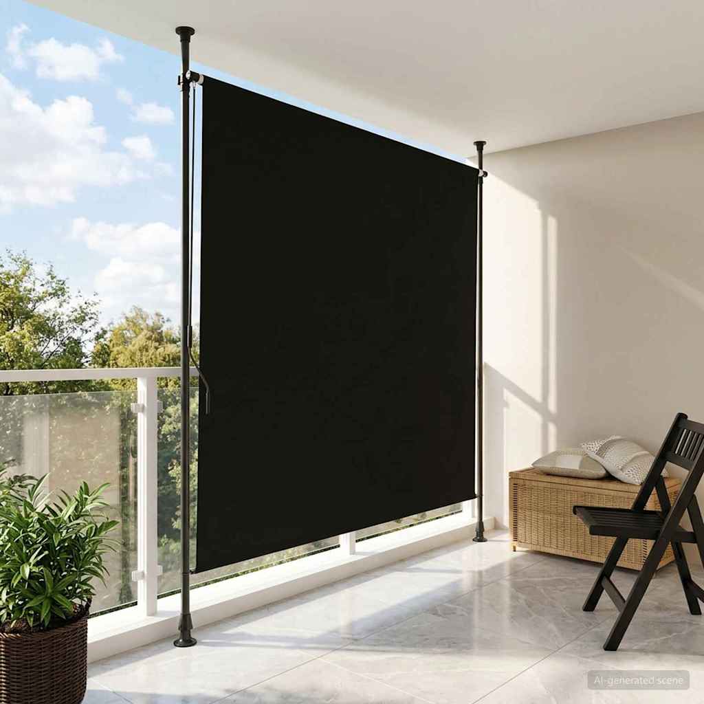 Āra Ruļļu Žalūzija, 100X270Cm, , Balta, Audums, Tērauds