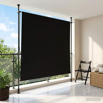 Āra Ruļļu Žalūzija, 100X270Cm, , Balta, Audums, Tērauds