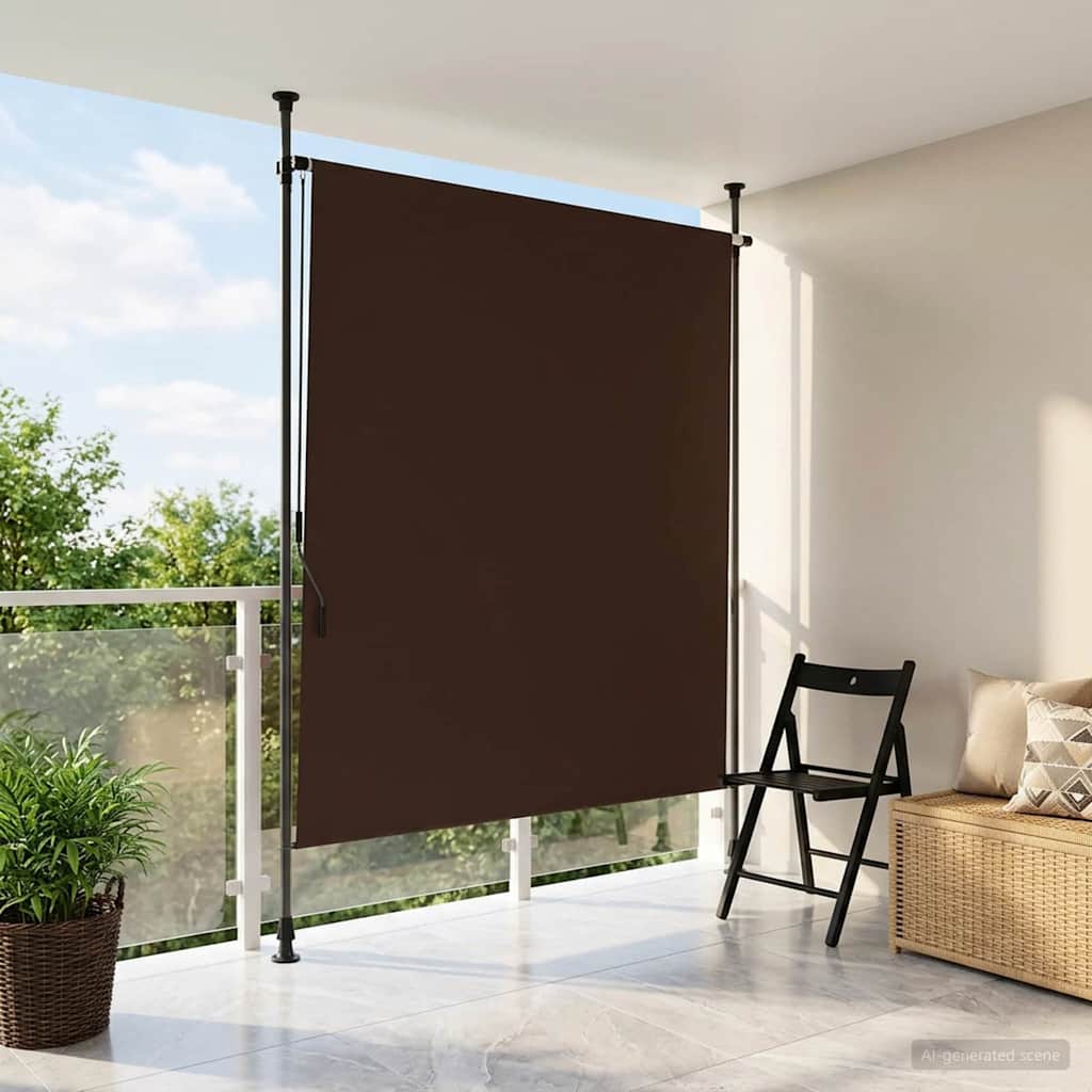 Āra Ruļļu Žalūzija, 100X270Cm, , Balta, Audums, Tērauds
