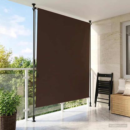 Āra Ruļļu Žalūzija, 100X270Cm, , Balta, Audums, Tērauds