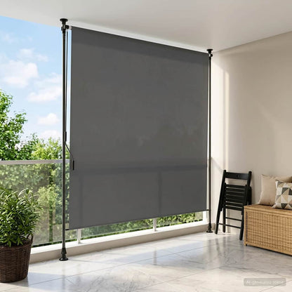 Āra Ruļļu Žalūzija, 100X270Cm, , Balta, Audums, Tērauds