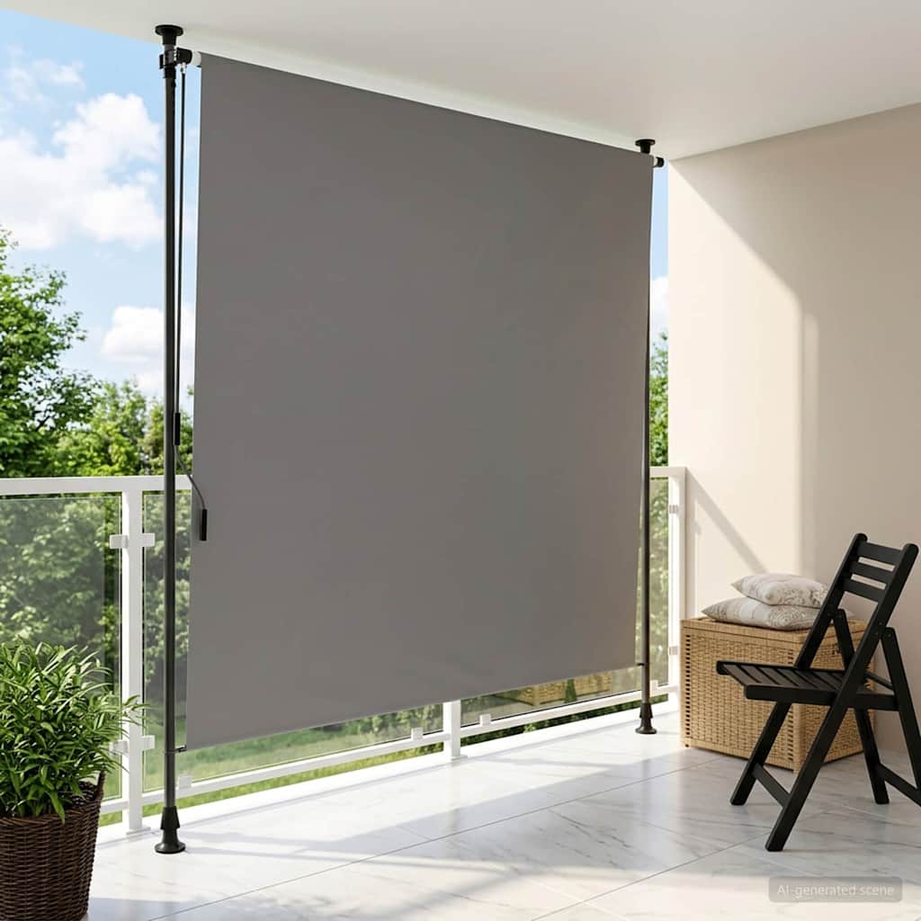 Āra Ruļļu Žalūzija, 100X270Cm, , Balta, Audums, Tērauds
