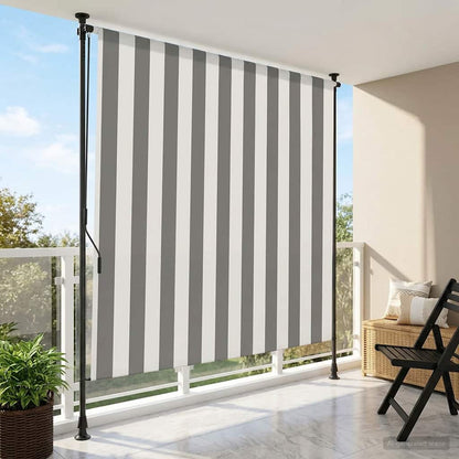 Āra Ruļļu Žalūzija, 100X270Cm, , Balta, Audums, Tērauds
