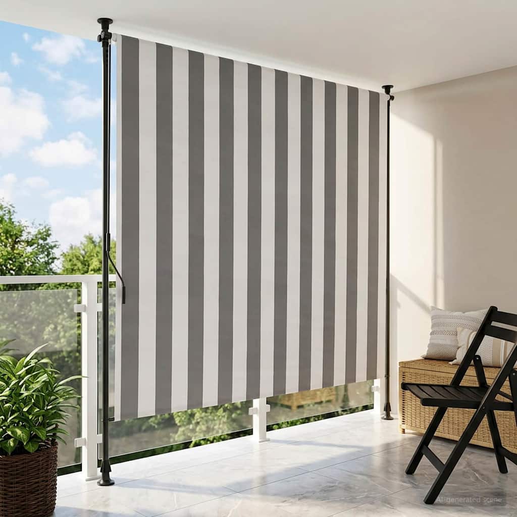 Āra Ruļļu Žalūzija, 100X270Cm, , Balta, Audums, Tērauds
