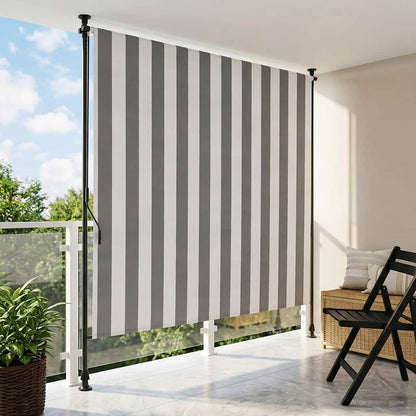 Āra Ruļļu Žalūzija, 100X270Cm, , Balta, Audums, Tērauds