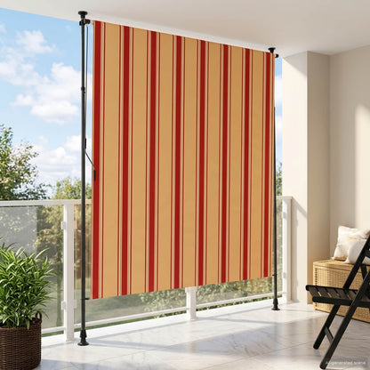 Āra Ruļļu Žalūzija, 100X270Cm, , Balta, Audums, Tērauds