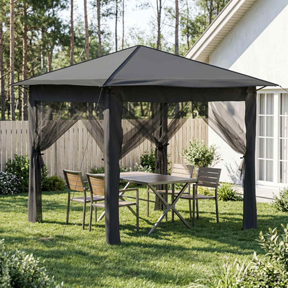 Paviljons 2,6 X 2,6 M Krēmkrāsas Un Antracīta