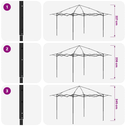 Paviljons Krēmkrāsas Un Brūna