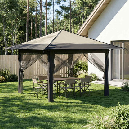 Paviljons Krēmkrāsas Un Brūna