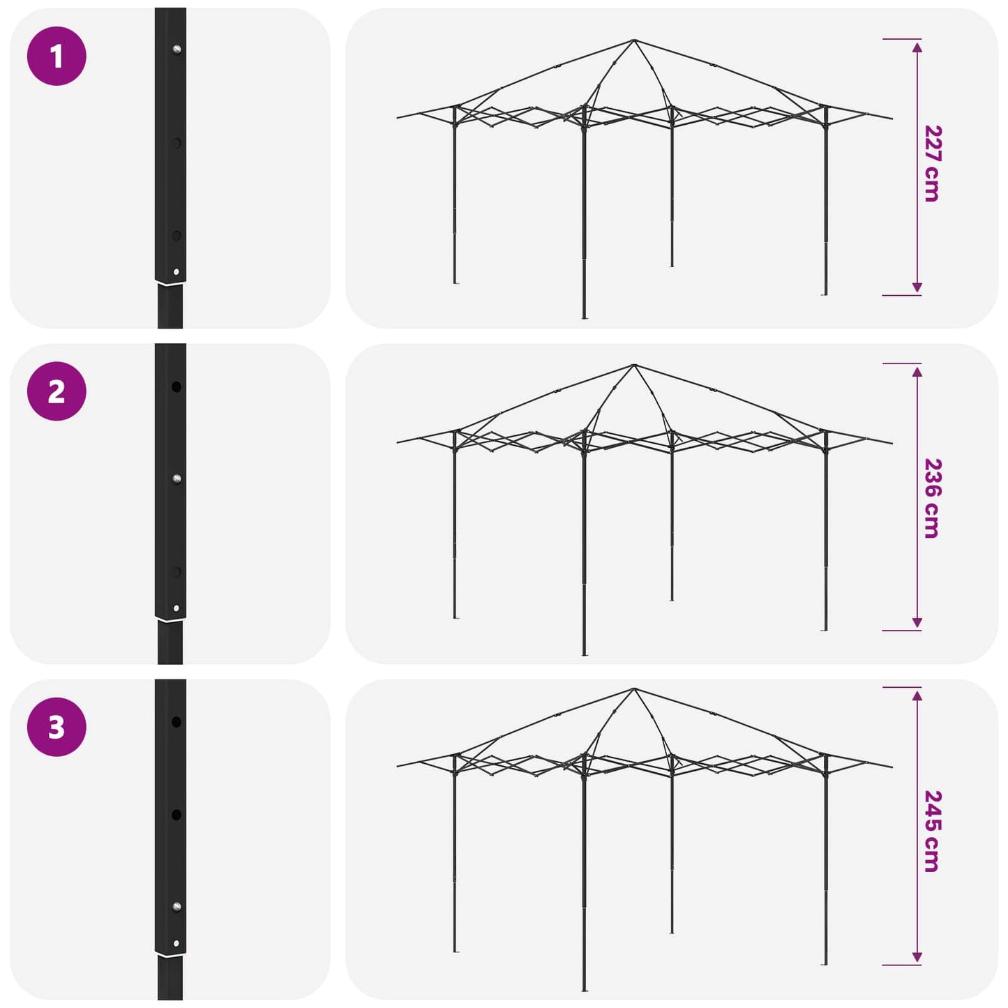 Paviljons 4 X 4 M