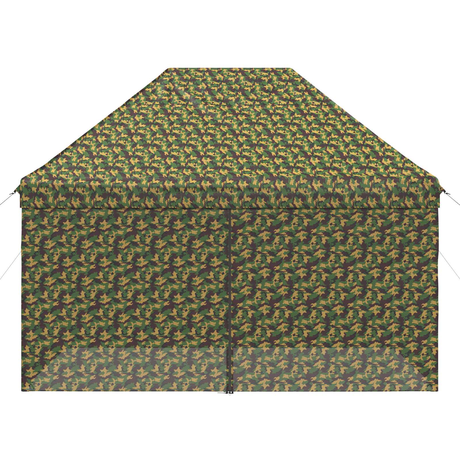 Nojume Telts Ar 4 Sānām 2,95 X 4,1 M Armijas Maskēšanās