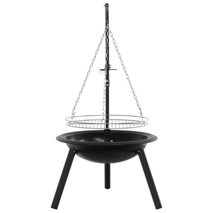 Uguns Aka Ar Regulējamu Grila Resti ⌀55,5 X 107,5 Cm Tērauds