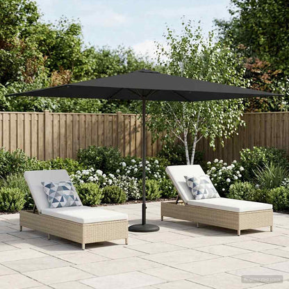 Dārza Parasols 200 X 300 Cm Poliesters Taisnstūra