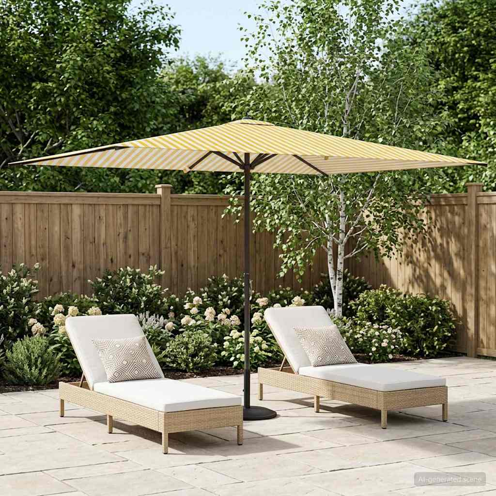 Dārza Parasols 200 X 300 Cm Poliesters Taisnstūra