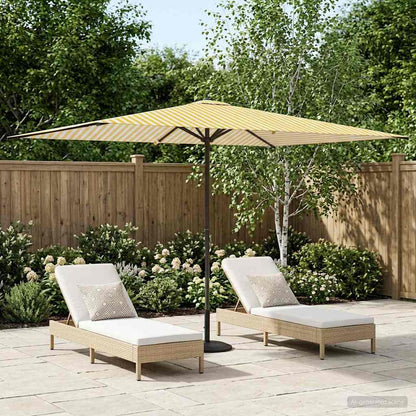 Dārza Parasols 200 X 300 Cm Poliesters Taisnstūra
